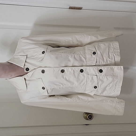 Great Northwest, Size S Cream Colored 'Safari-Style' Jacket. Front Pockets, GUC - Picture 1 of 10